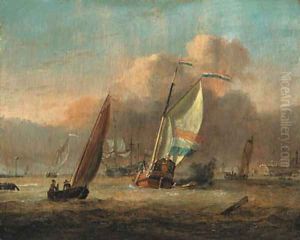 Dutch shipping off Amsterdam by Adam Silo