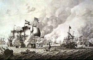 The Battle of La Hogue Barfleur, 19-24 May 1692