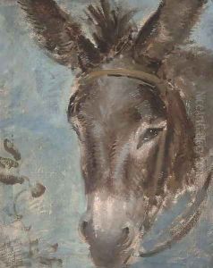 A donkey's head by Edward Robert Smythe