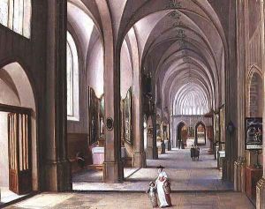 Church Interior by Hendrik van Steenwyck