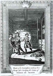 Blood and his Accomplices Making their Escape after Stealing the Crown of Charles II, 1793 by T. Simpson