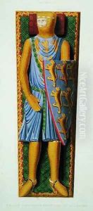 William Longespee, 1st Earl of Salisbury d.1226 after a mid-13th century manuscript in Cambridge University Library