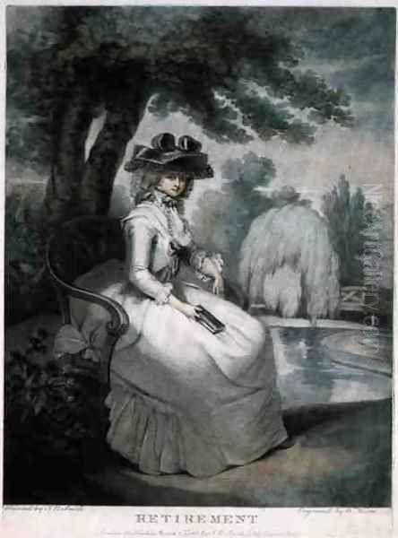 Retirement, engraved by William Ward 1766-1826, pub. by the artist, 1786 - view 1