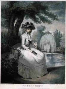 Retirement, engraved by William Ward 1766-1826, pub. by the artist, 1786 by John Raphael Smith
