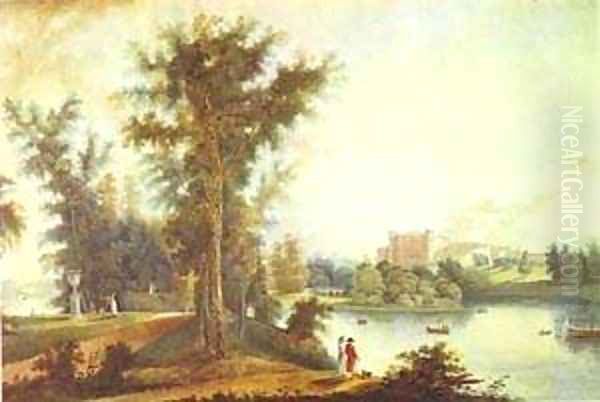 View On The Gatchina Palace From Long Island 1798 - view 1