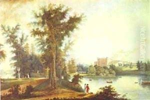 View On The Gatchina Palace From Long Island 1798