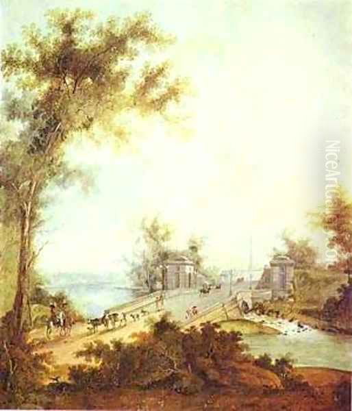 The Stone Bridge By Connetable Square At Gatchina 1798 - view 1
