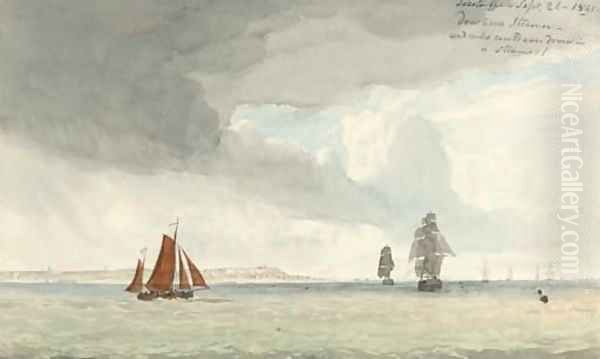 Shipping off Lowestoft - view 1