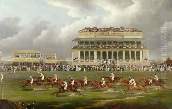 The Finish of the Epsom Derby in 1822 - view 1