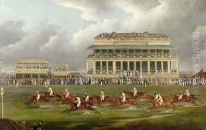 The Finish of the Epsom Derby in 1822