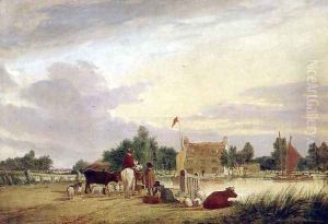 Buckenham Ferry by Alfred Stannard