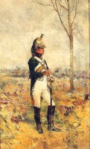 A Cavalry Officer by Guido Sigriste