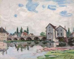 Moret Sur Loing by Alfred Sisley
