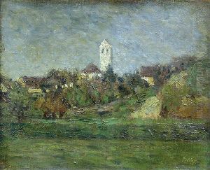 Landscape by Alfred Sisley