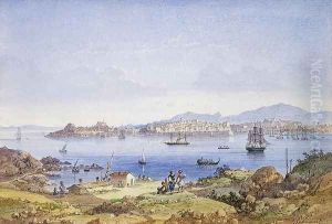 Corfu from the Island of Vido, c.1845 by Joseph Schranz