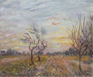 Verger Aux Environs De Moret-sur-loing by Alfred Sisley