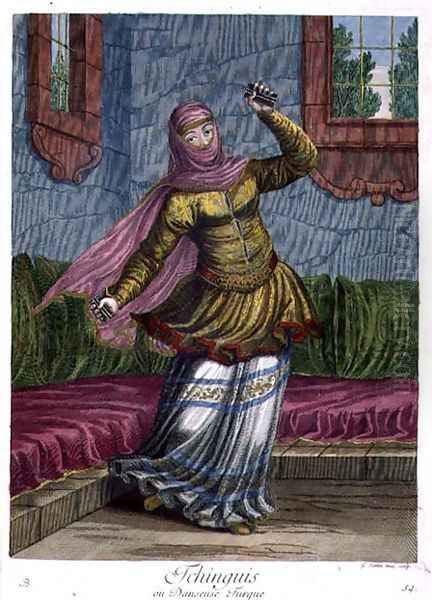 Tchinguis, or Turkish dancer, 18th century - view 1