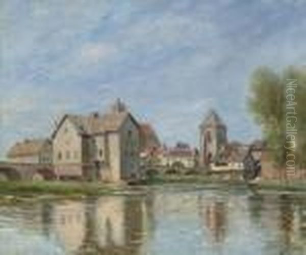 Le Pont Et Les Moulins De Moret Sur Loing - view 1