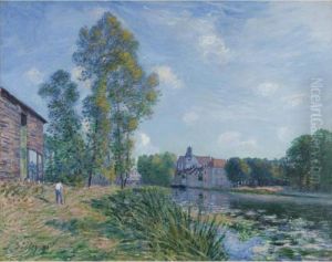 Property From The Collection Of Paul R. And Mary Haas
 

 
 
 

 
 Le Loing A Moret, En Ete by Alfred Sisley