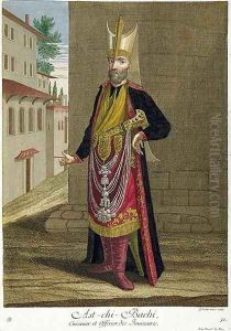 Ast-chi-Bachi, Cook and Officer of the Janissaries, 18th century by Gerard Jean Baptiste Scotin