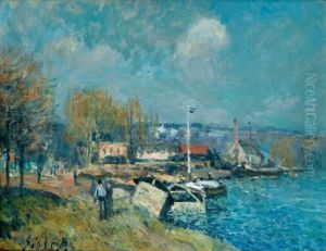 La Seine A Port-marly La Seine A Port-marly