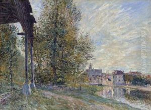 Pres De Moret-sur-loing by Alfred Sisley