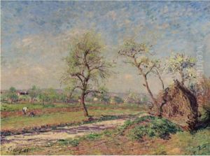 Route A Veneux by Alfred Sisley