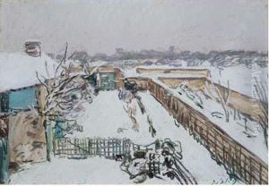 Effets De Neige by Alfred Sisley
