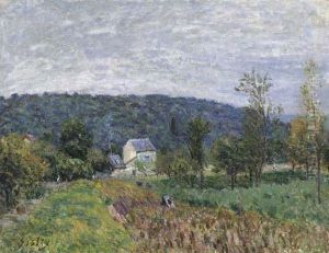 Soir D'automne Aux Environs De Paris by Alfred Sisley