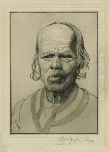 Gazda by Wladyslaw Skoczylas