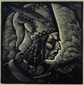 Profil Janosika by Wladyslaw Skoczylas