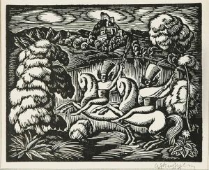 Gorale Na Koniach by Wladyslaw Skoczylas