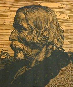 Profil Gorala by Wladyslaw Skoczylas