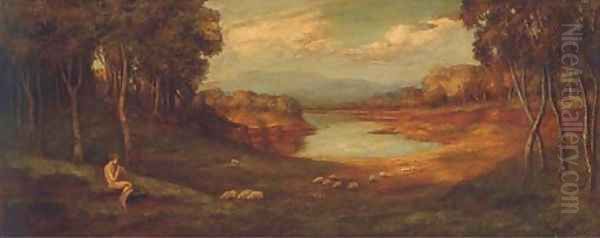 A nude in an extensive landscape - view 1