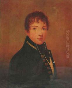 Portrait of James Carnegie in midshipman's uniform Portrait of James Carnegie in midshipman's uniform