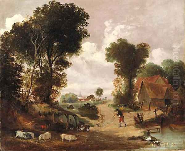 A busy farmyard - view 1
