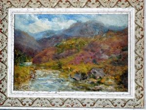 A Sunny Moorland Scene by John Falconar Slater