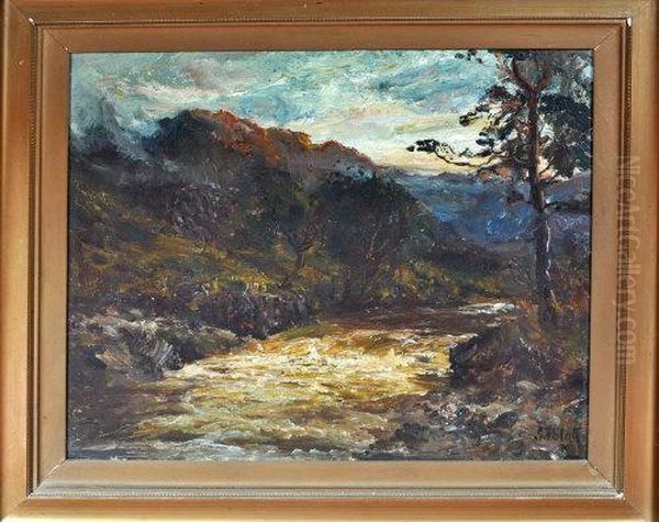 A Northumberland River At Sunset - view 1