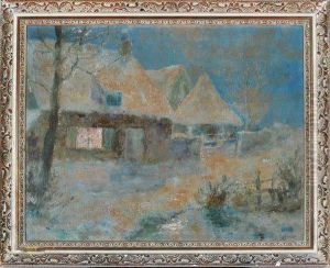 Farm At Evening by John Falconar Slater