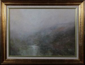 A Misty River Valley