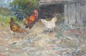 Study Of Three Chickens
