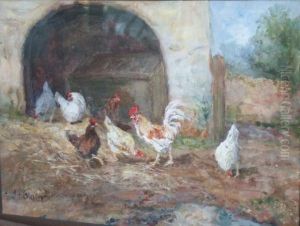 Poultry In A Yard