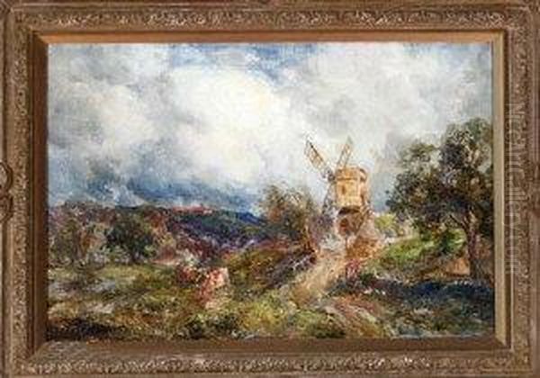 A Northern Landscape With Windmill - view 1
