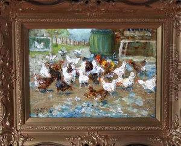 Poultry In A Yard - view 1