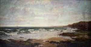 A Summer Day On The Northumberland Coast by John Falconar Slater