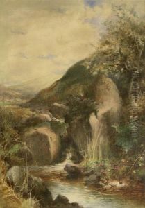 A Mountain Stream by John Falconar Slater