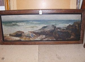 A Rocky Shoreline by John Falconar Slater