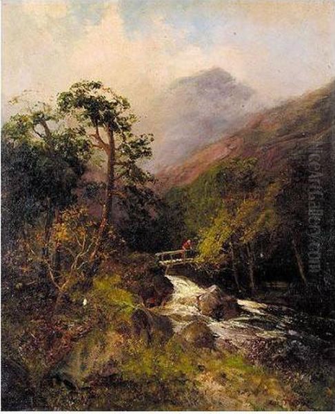 Bridge Over A Highland Stream - view 1