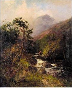 Bridge Over A Highland Stream by John Falconar Slater
