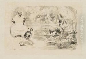 Hasan Erzahlt, Von Abu Al-ruwaisch Begleitet, Den Greisen Seine Geschichte by Max Slevogt